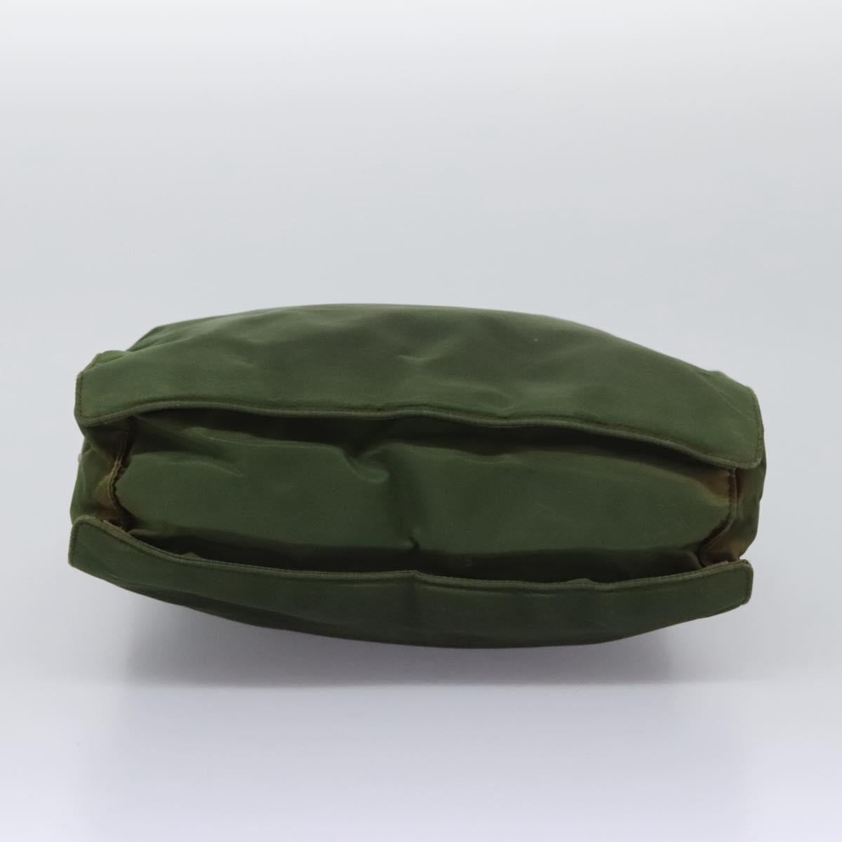 Prada Tessuto Green Synthetic Handbag (Pre-Owned)