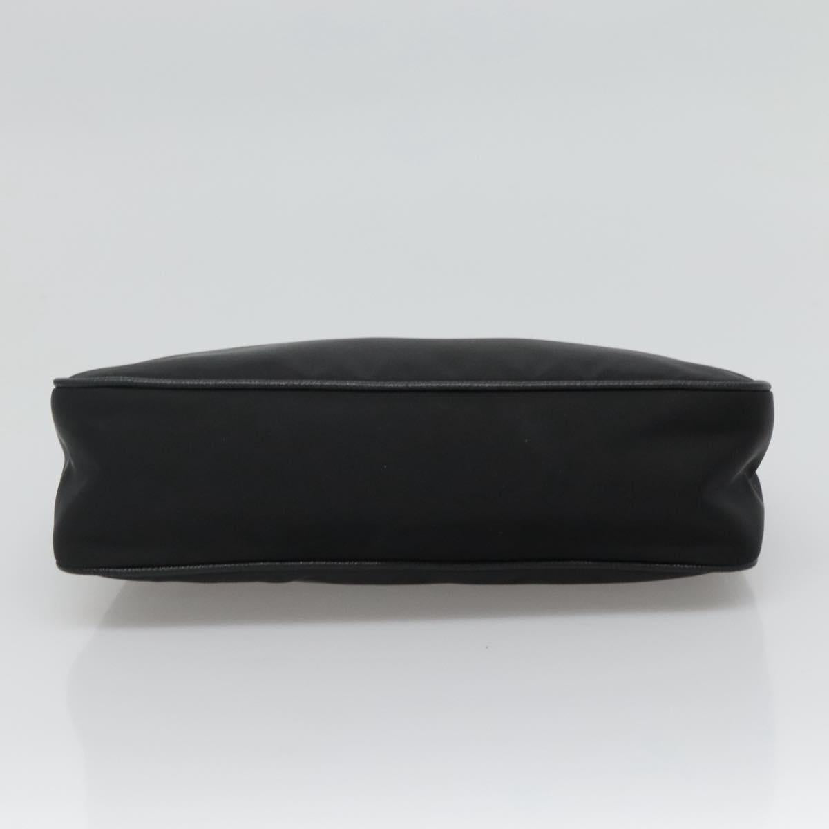 Prada Re-Edition Black Canvas Shoulder Bag (Pre-Owned)
