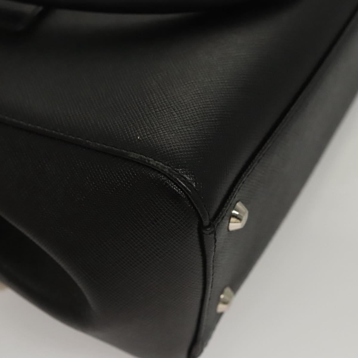 Burberry Black Leather Handbag (Pre-Owned)
