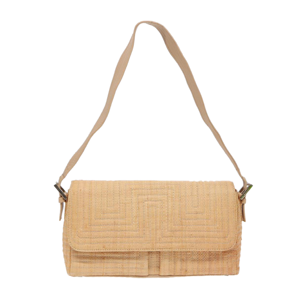Bally Beige Canvas Shoulder Bag (Pre-Owned)