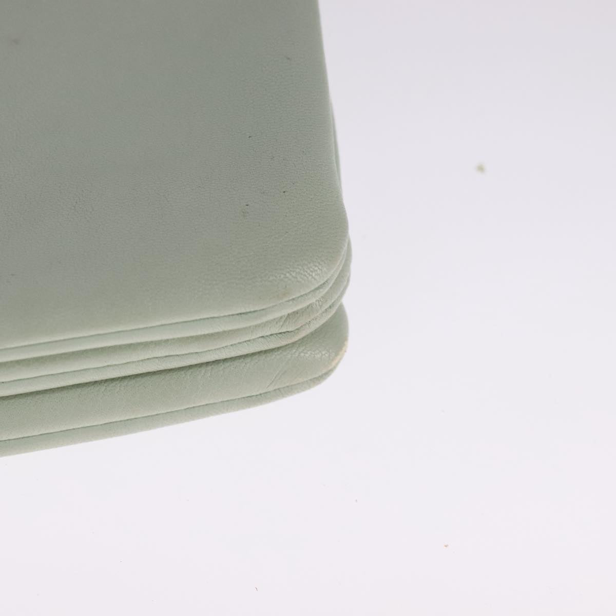 Céline Trio Green Leather Shoulder Bag (Pre-Owned)