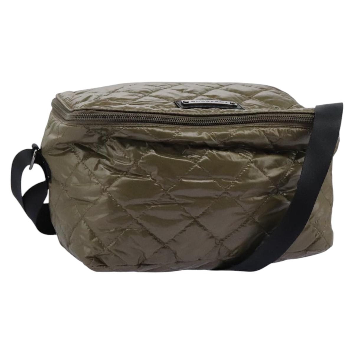 Burberry Khaki Synthetic Shoulder Bag (Pre-Owned)