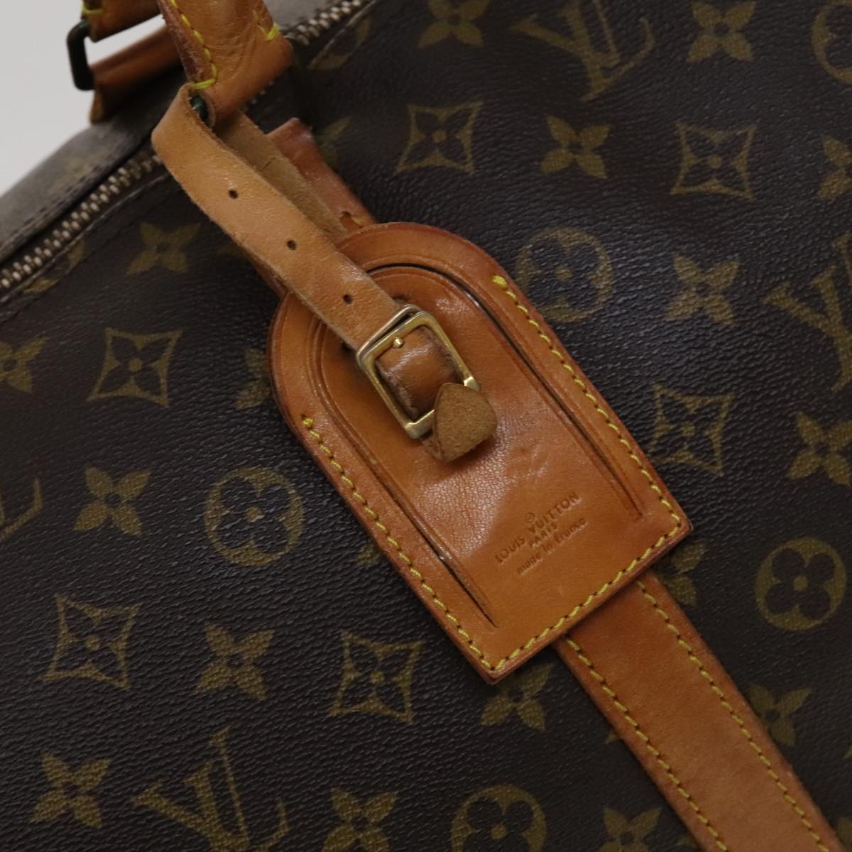 Louis Vuitton Keepall 60 Brown Canvas Travel Bag (Pre-Owned)