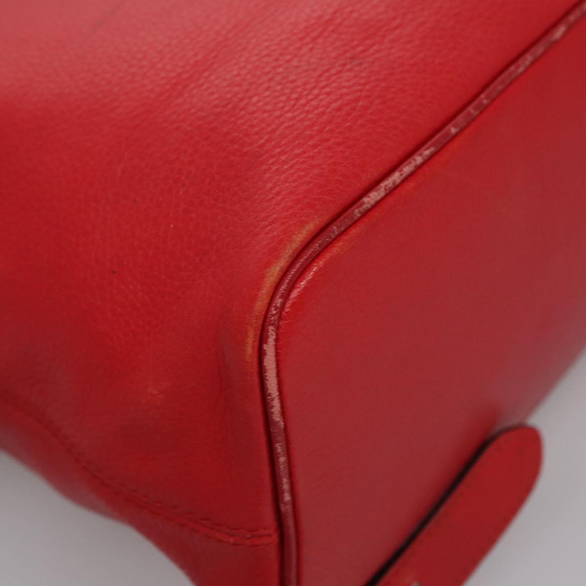 Céline Red Leather Backpack Bag (Pre-Owned)