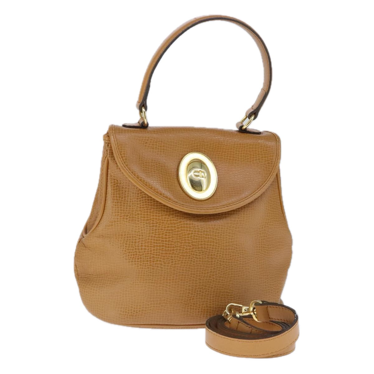 Dior Brown Leather Handbag (Pre-Owned)