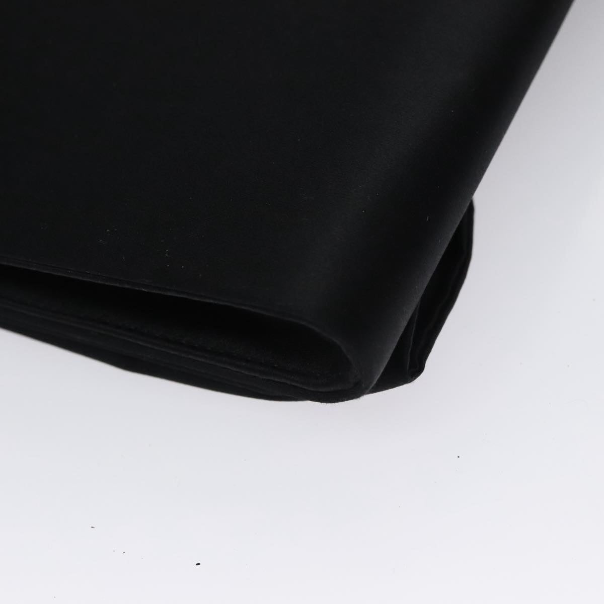 Bottega Veneta Black Silk Clutch Bag (Pre-Owned)
