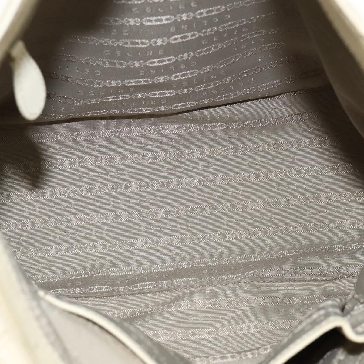 Céline White Leather Tote Bag (Pre-Owned)