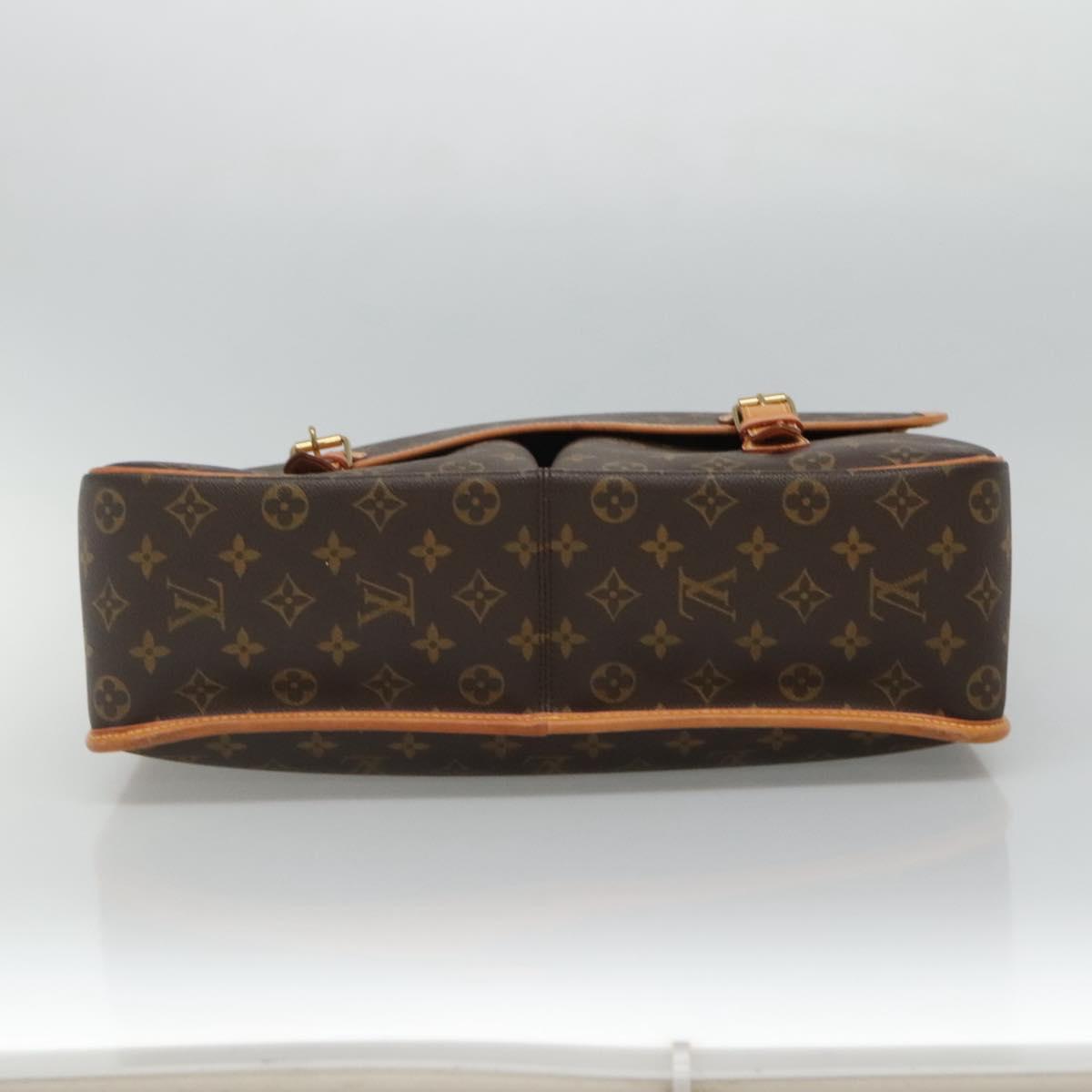 Louis Vuitton Gibeciere Brown Canvas Shoulder Bag (Pre-Owned)