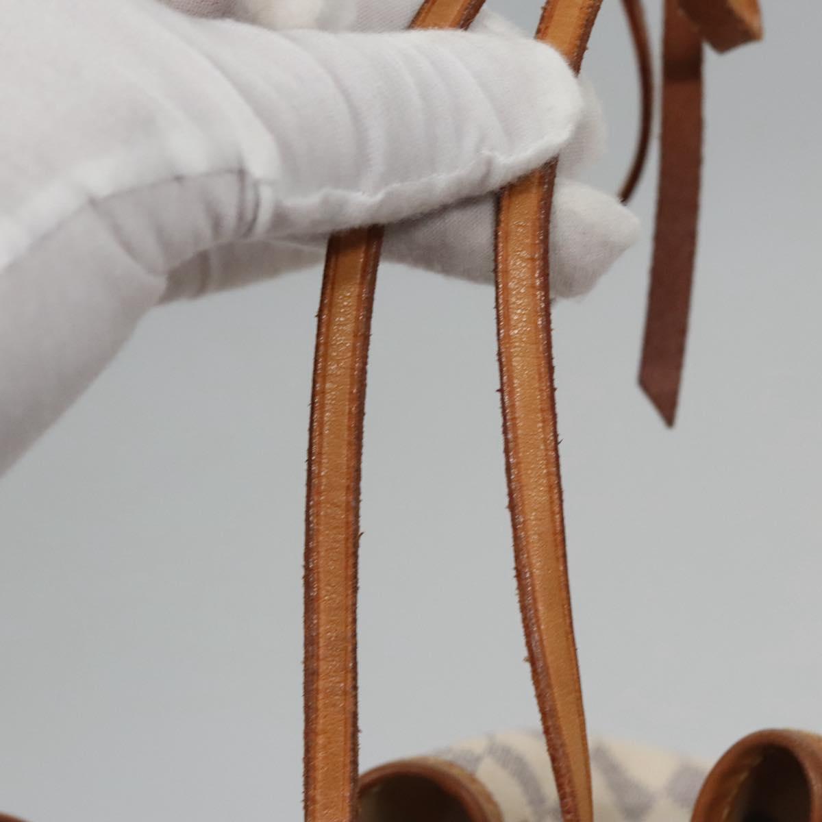 Louis Vuitton Noe Beige Canvas Shoulder Bag (Pre-Owned)