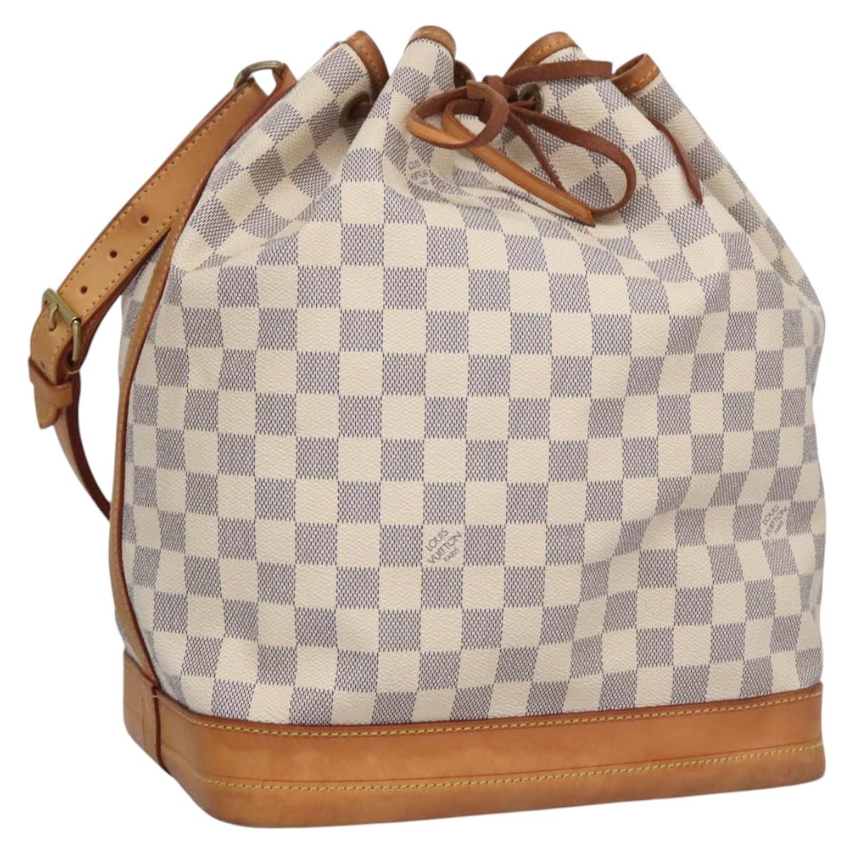 Louis Vuitton Noe Beige Canvas Shoulder Bag (Pre-Owned)