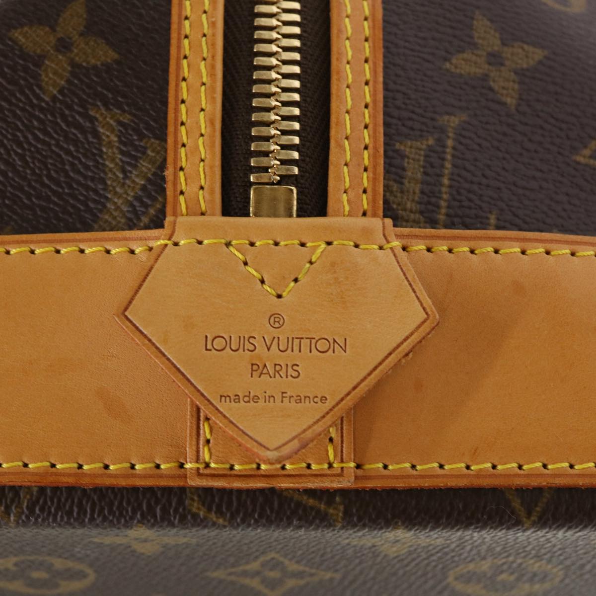 Louis Vuitton Alma Brown Canvas Travel Bag (Pre-Owned)