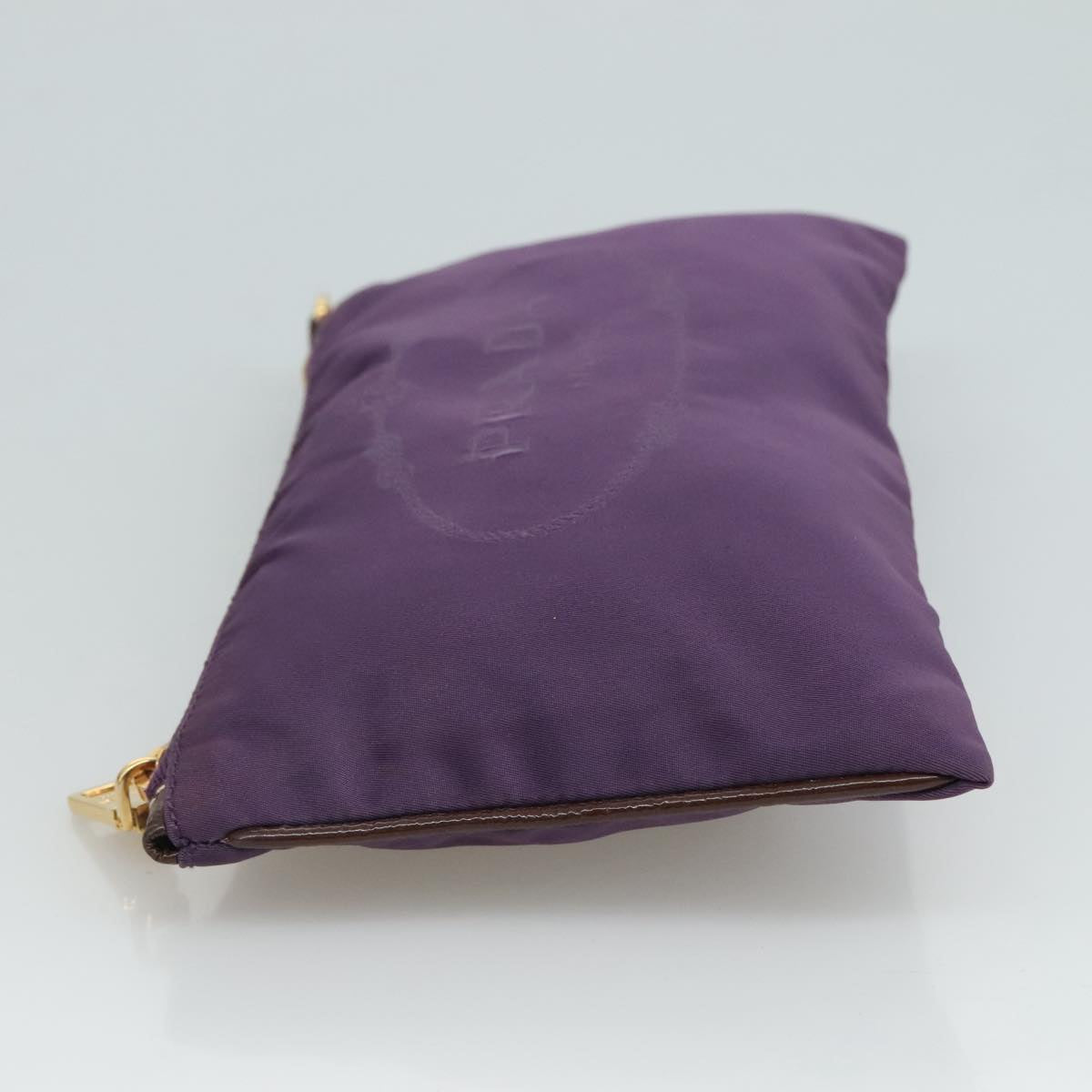 Prada Purple Synthetic Clutch Bag (Pre-Owned)