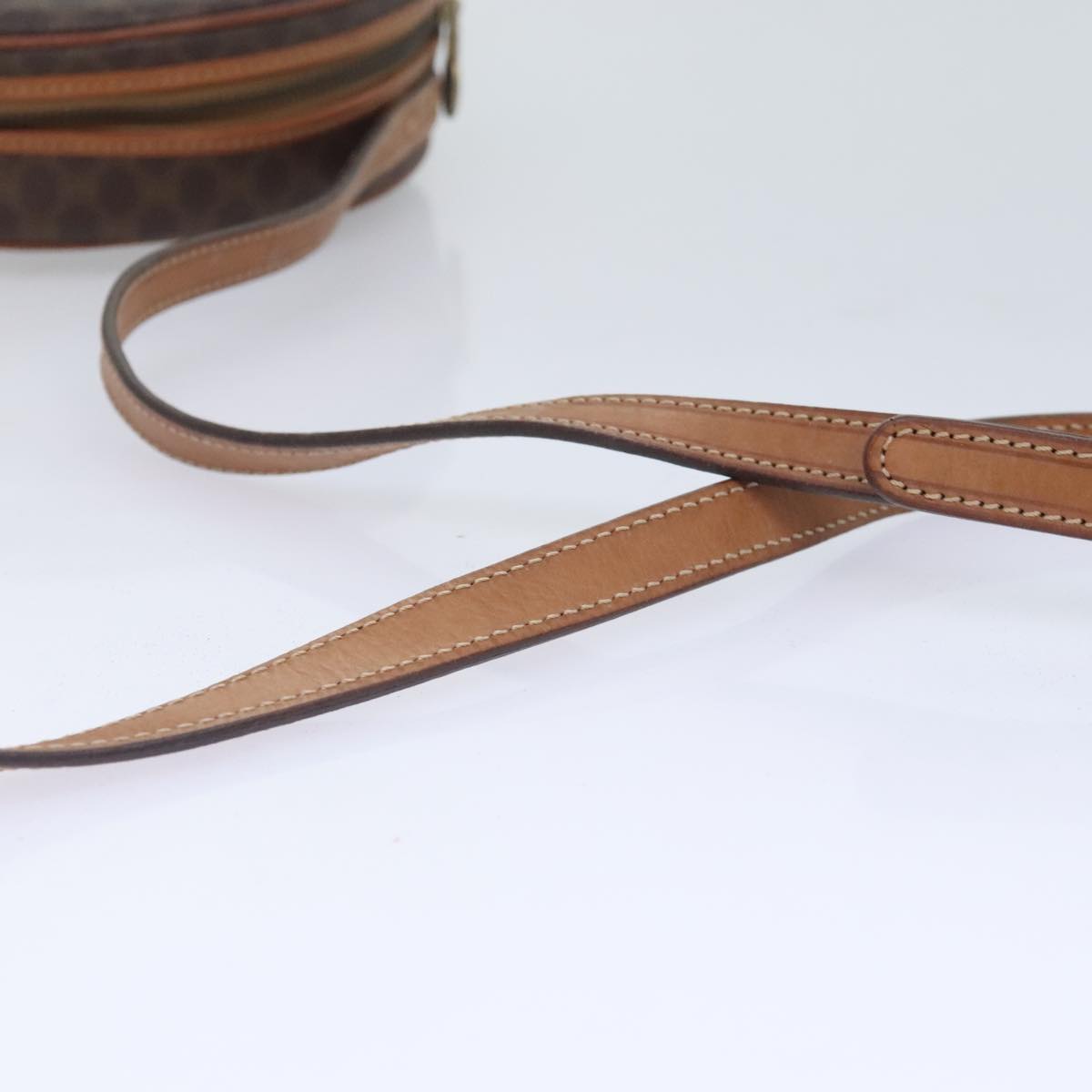 Céline Brown Canvas Shoulder Bag (Pre-Owned)
