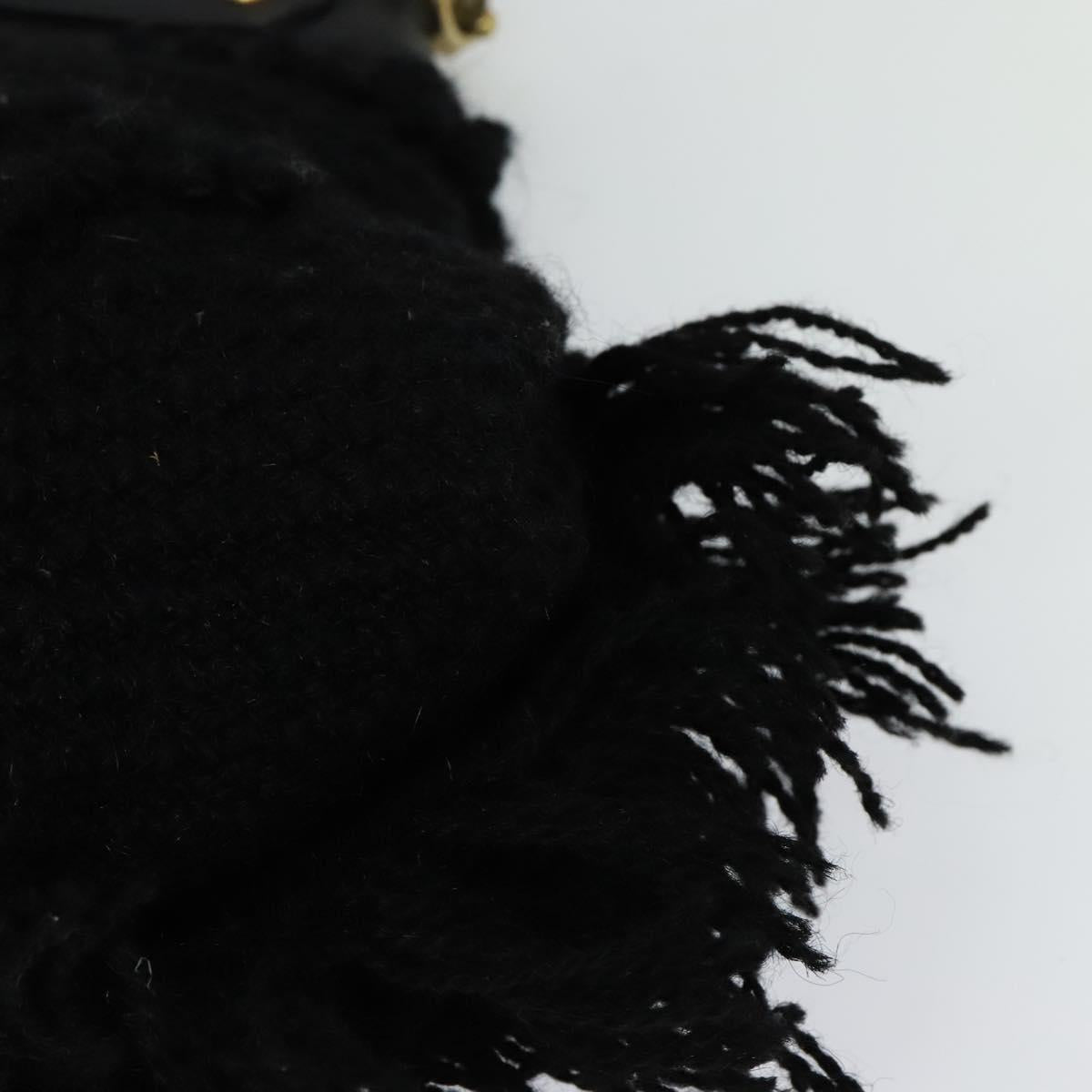 Salvatore Ferragamo Black Wool Handbag (Pre-Owned)
