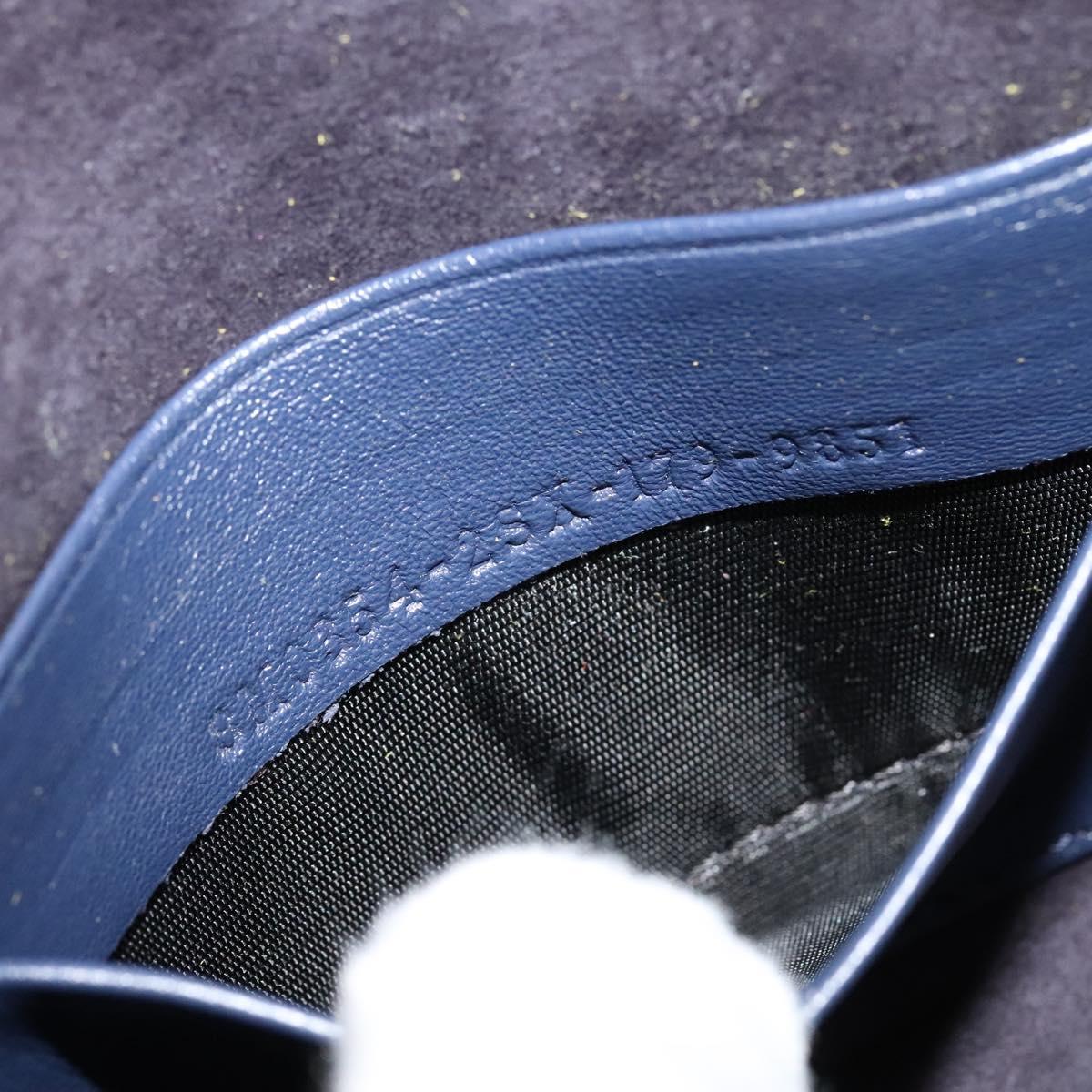 Fendi Monster Navy Leather Shoulder Bag (Pre-Owned)
