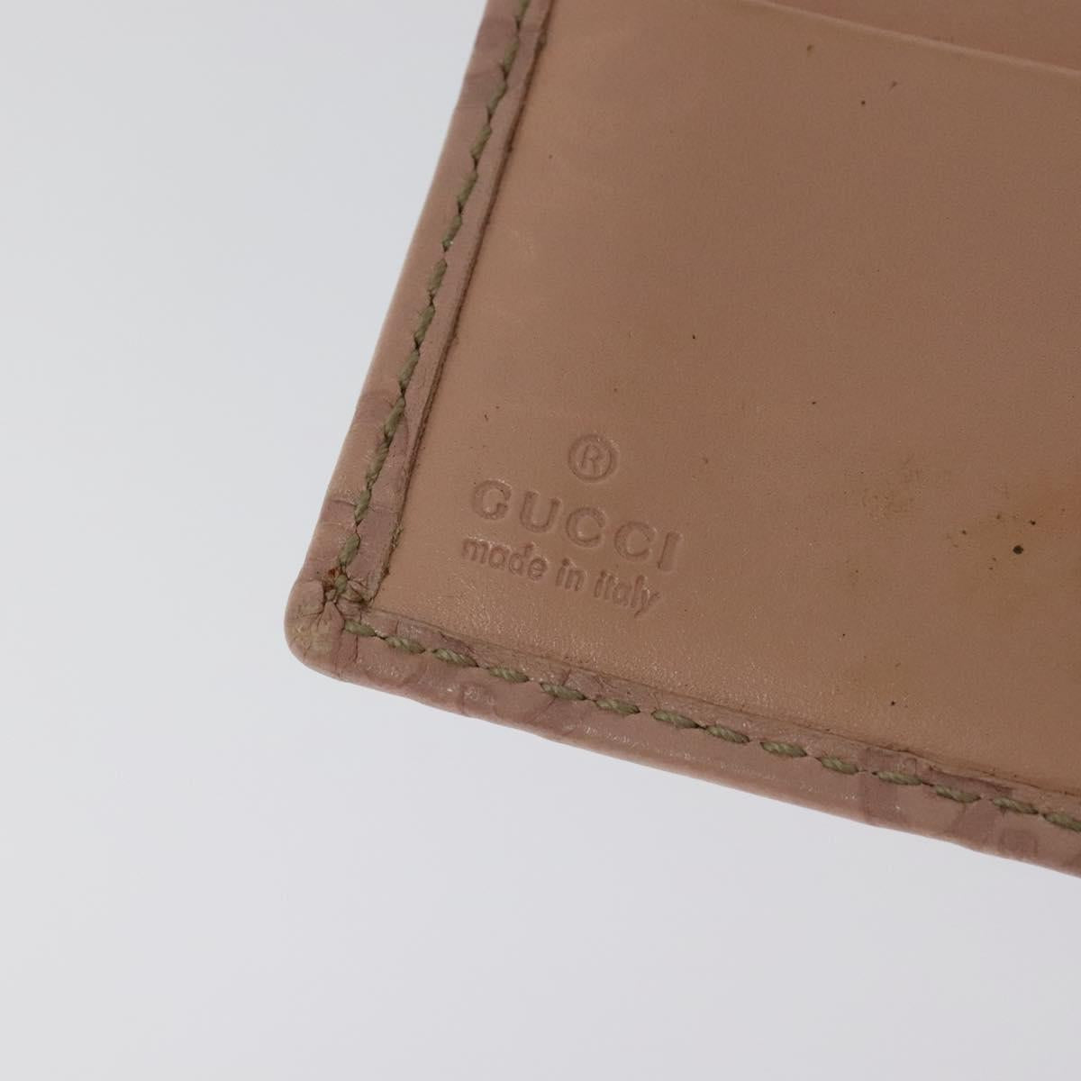 Gucci Couverture Agenda Pink Leather Wallet (Pre-Owned)
