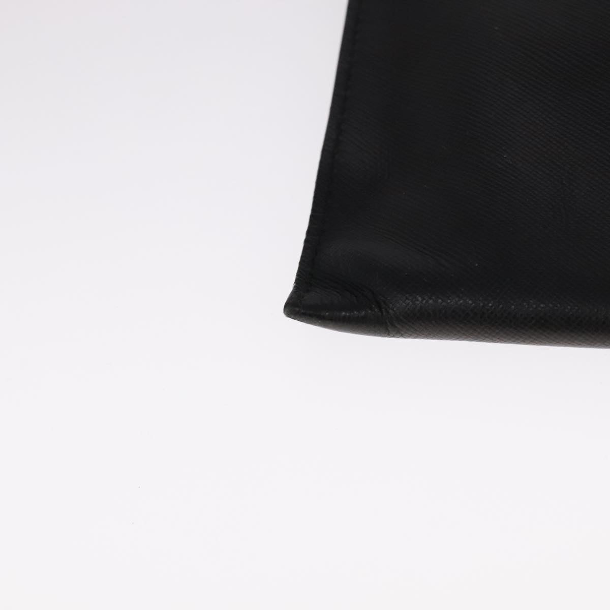 Prada Black Leather Clutch Bag (Pre-Owned)