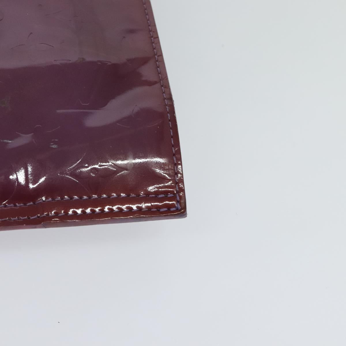 Louis Vuitton Stanton Purple Patent Leather Tote Bag (Pre-Owned)