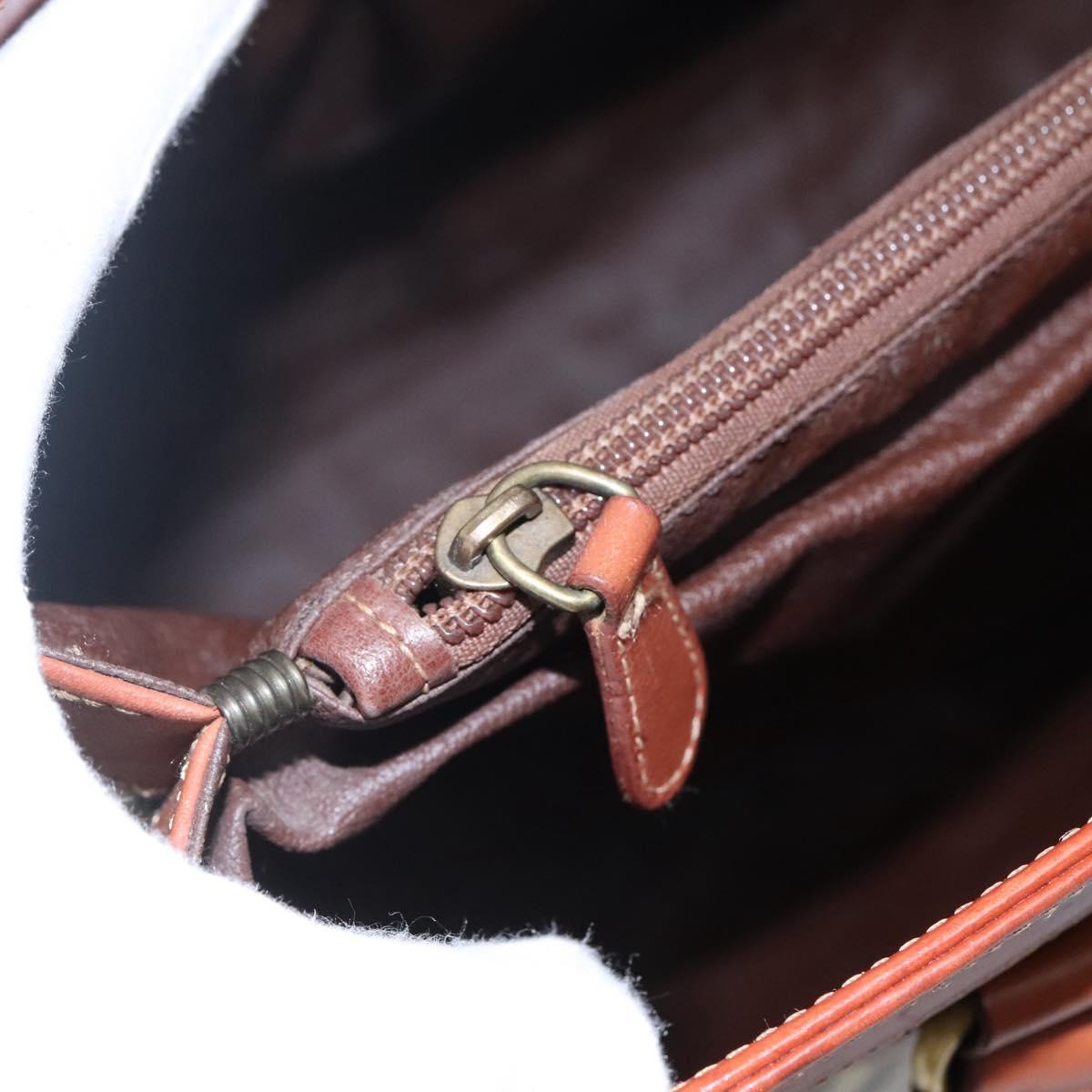 Burberry Nova Check Beige Canvas Shoulder Bag (Pre-Owned)