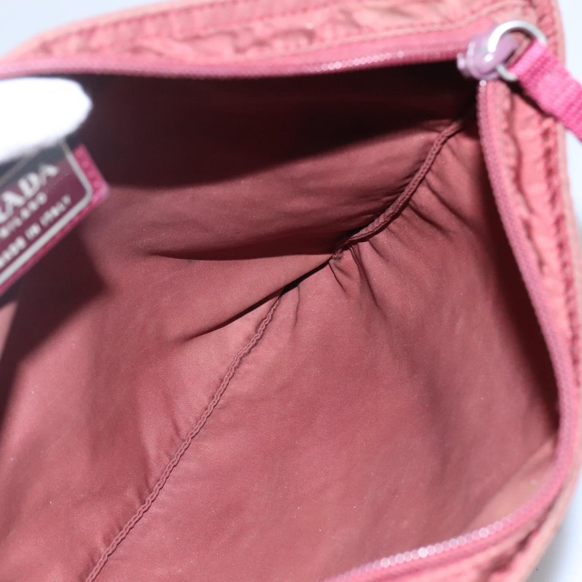 Prada Red Synthetic Shoulder Bag (Pre-Owned)