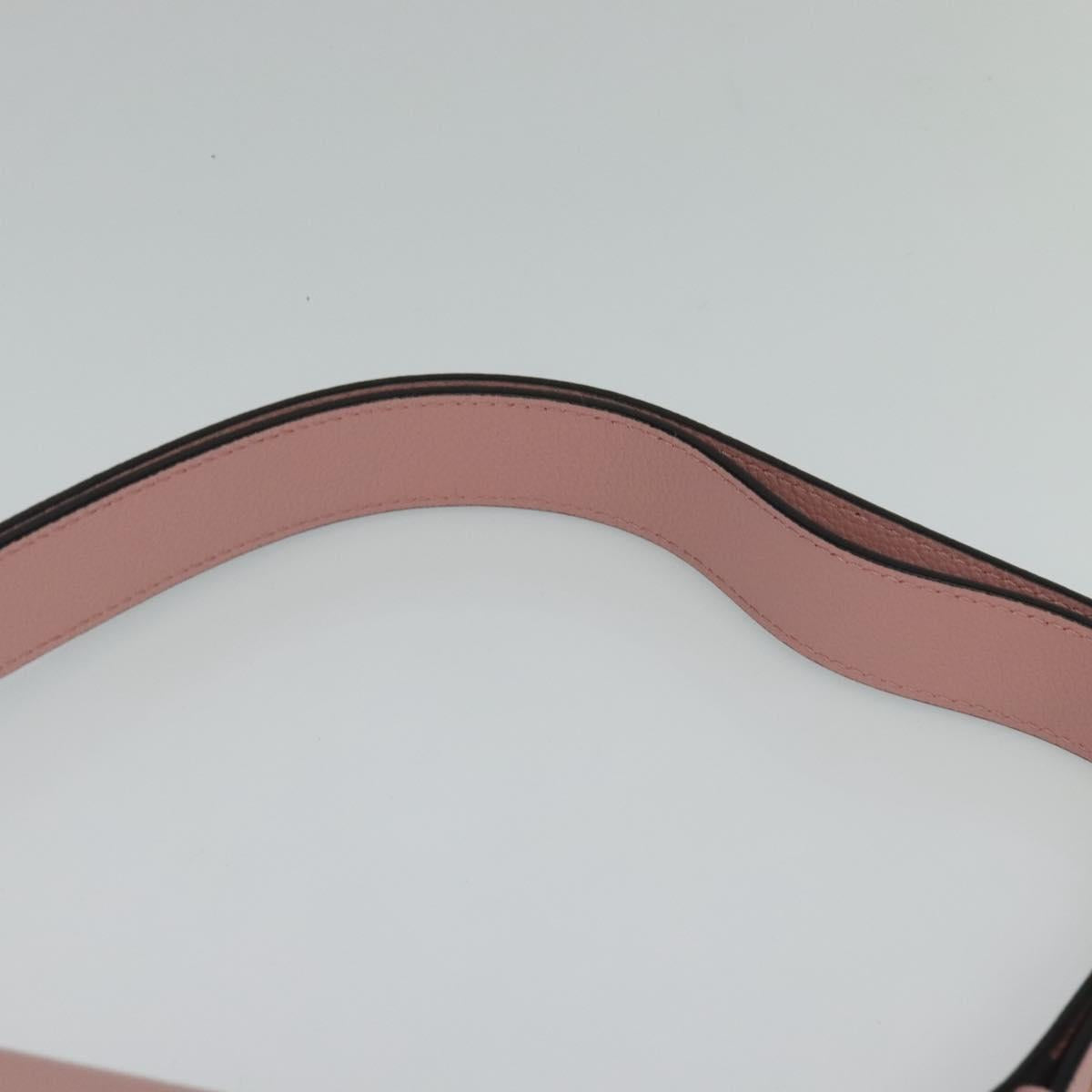 Versace Pink Leather Shoulder Bag (Pre-Owned)