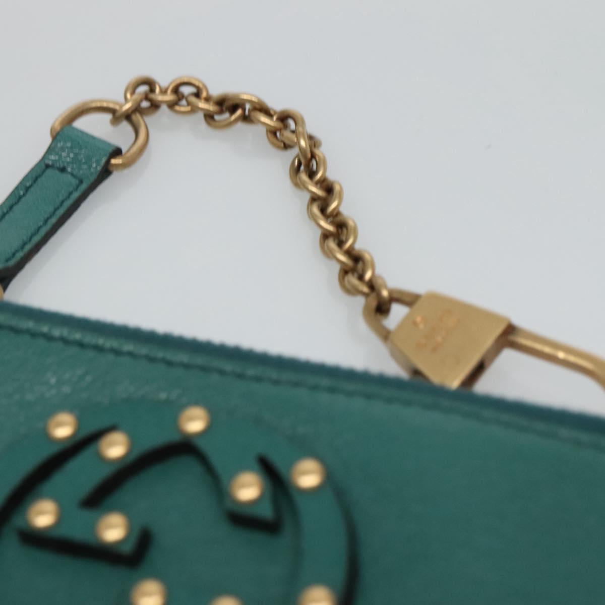 Gucci Green Leather Wallet (Pre-Owned)