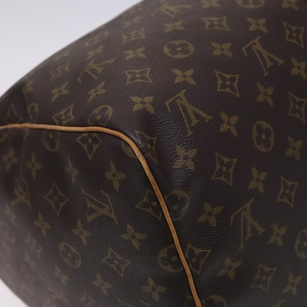 Louis Vuitton Keepall 55 Brown Canvas Travel Bag (Pre-Owned)