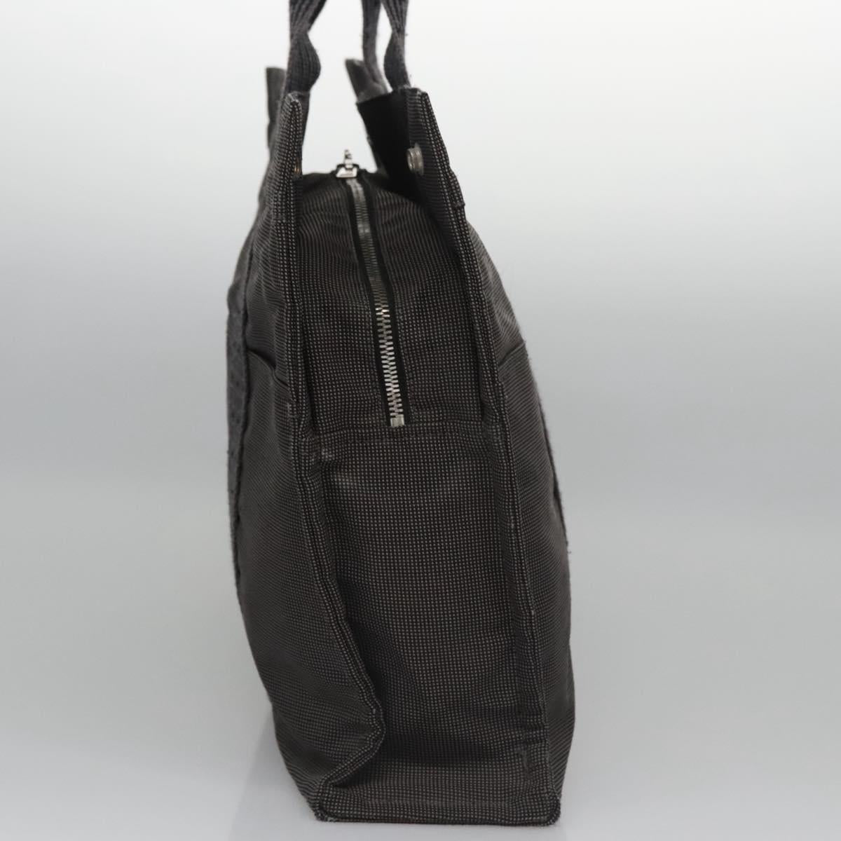 Hermès Herline Grey Canvas Tote Bag (Pre-Owned)