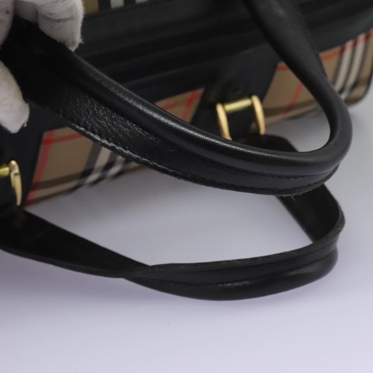 Burberry Nova Check Beige Canvas Travel Bag (Pre-Owned)