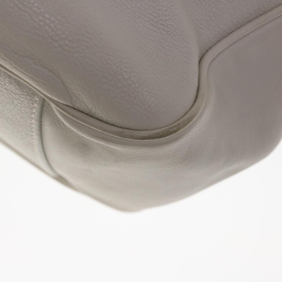 Dior White Leather Tote Bag (Pre-Owned)