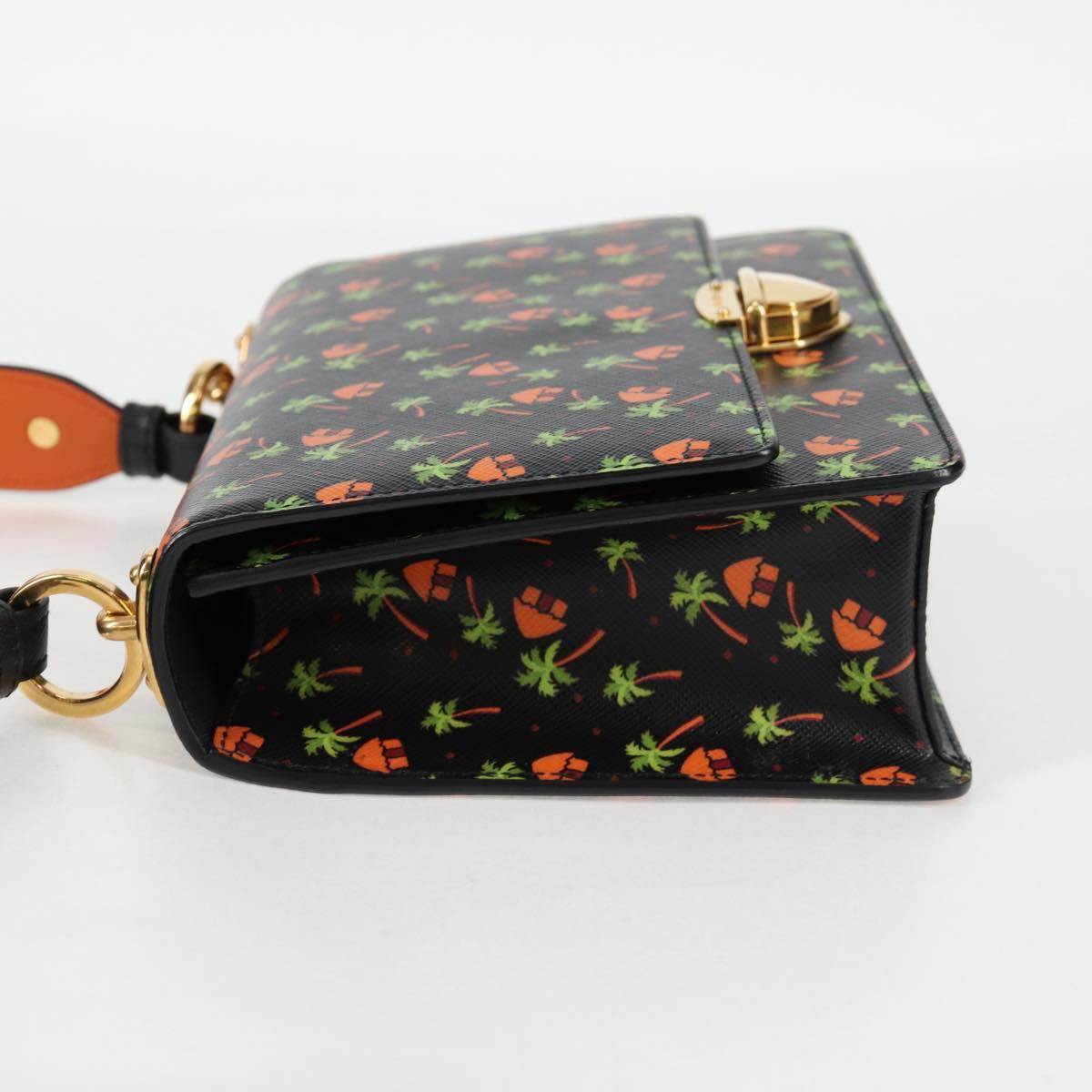 Prada Black Leather Shoulder Bag (Pre-Owned)
