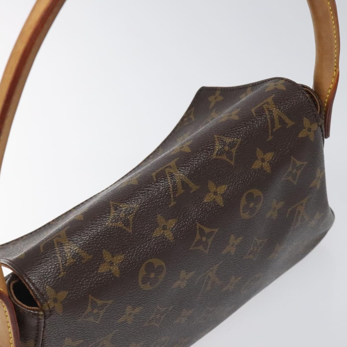 Louis Vuitton Mini Looping Brown Canvas Shoulder Bag (Pre-Owned)