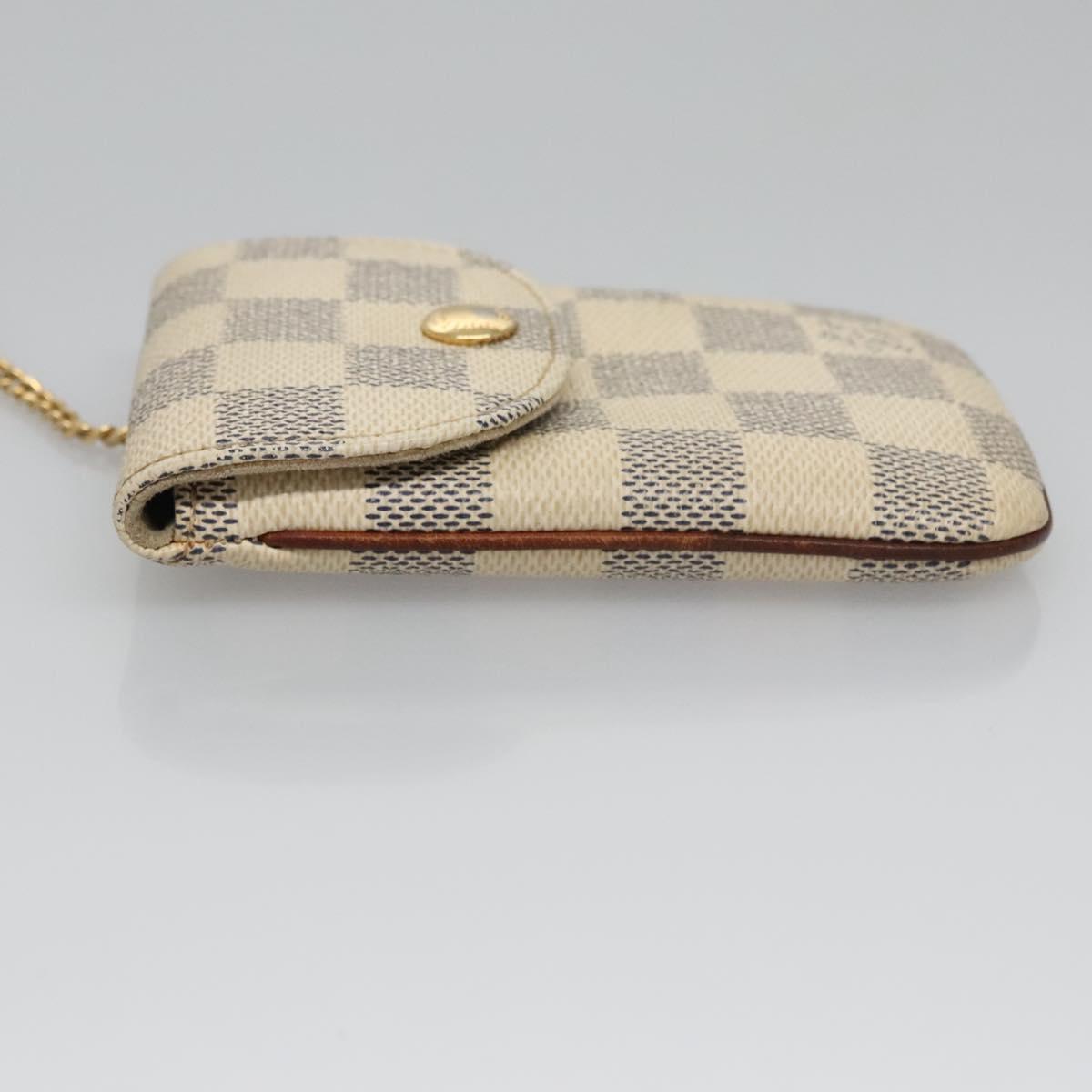 Louis Vuitton Etui Téléphone White Canvas Phone Jewelry (Pre-Owned)