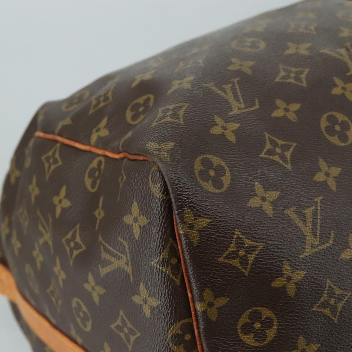 Louis Vuitton Keepall 60 Brown Canvas Travel Bag (Pre-Owned)