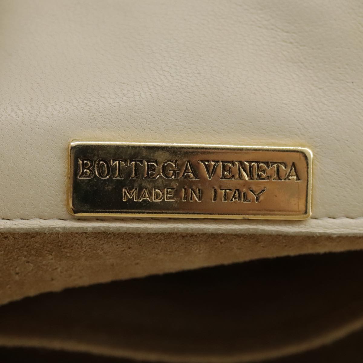 Bottega Veneta Beige Leather Handbag (Pre-Owned)
