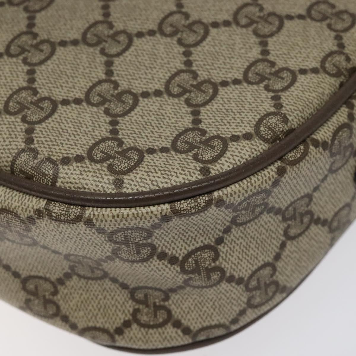 Gucci Ophidia Beige Canvas Clutch Bag (Pre-Owned)