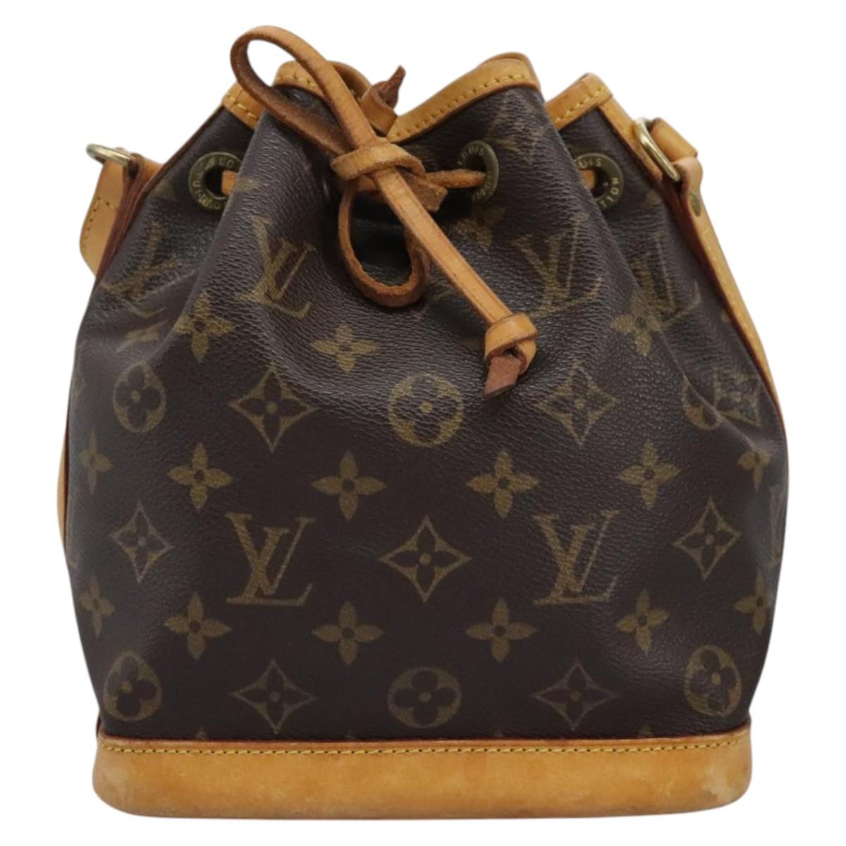 Louis Vuitton Noe Brown Canvas Handbag (Pre-Owned)