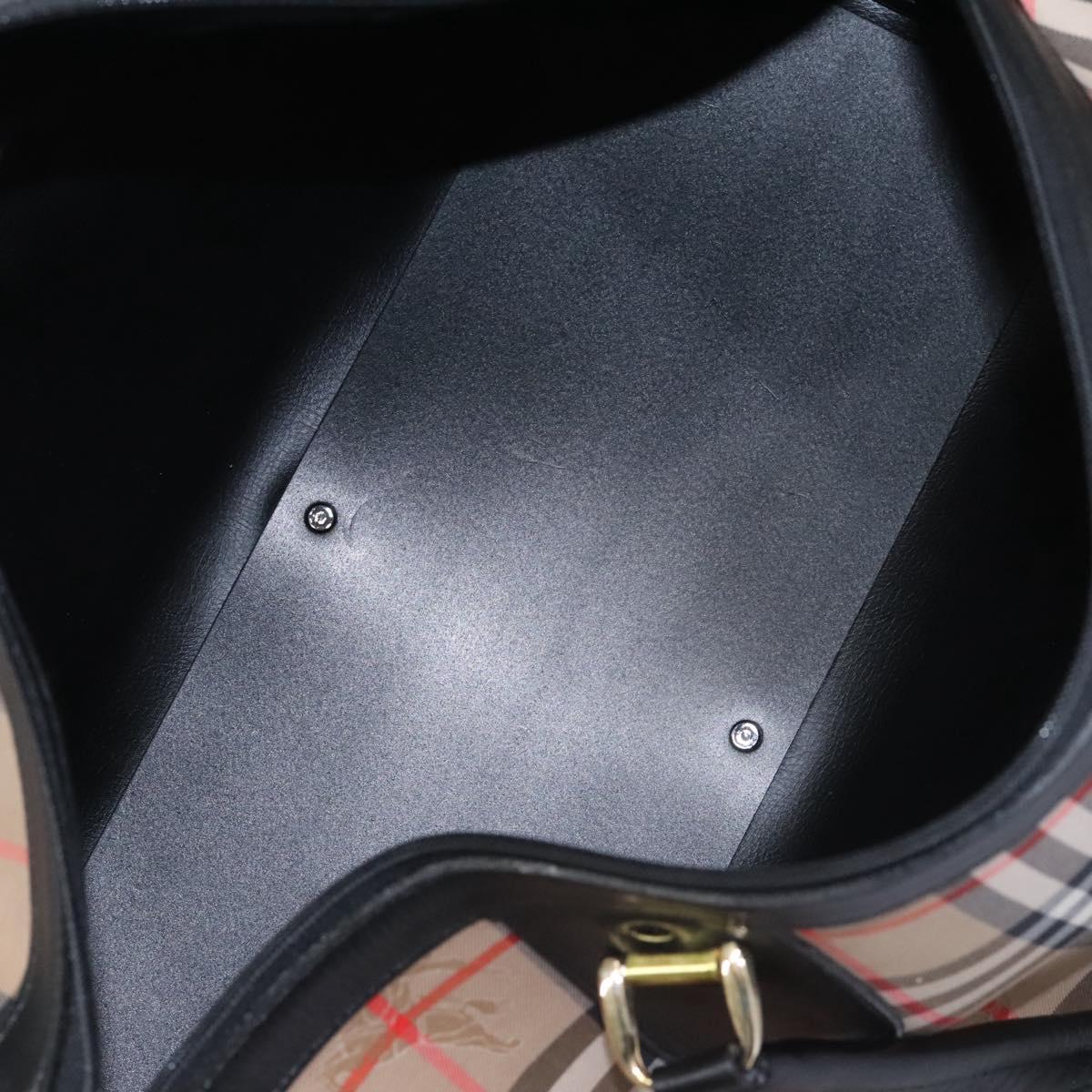 Burberry Nova Check Beige Canvas Travel Bag (Pre-Owned)