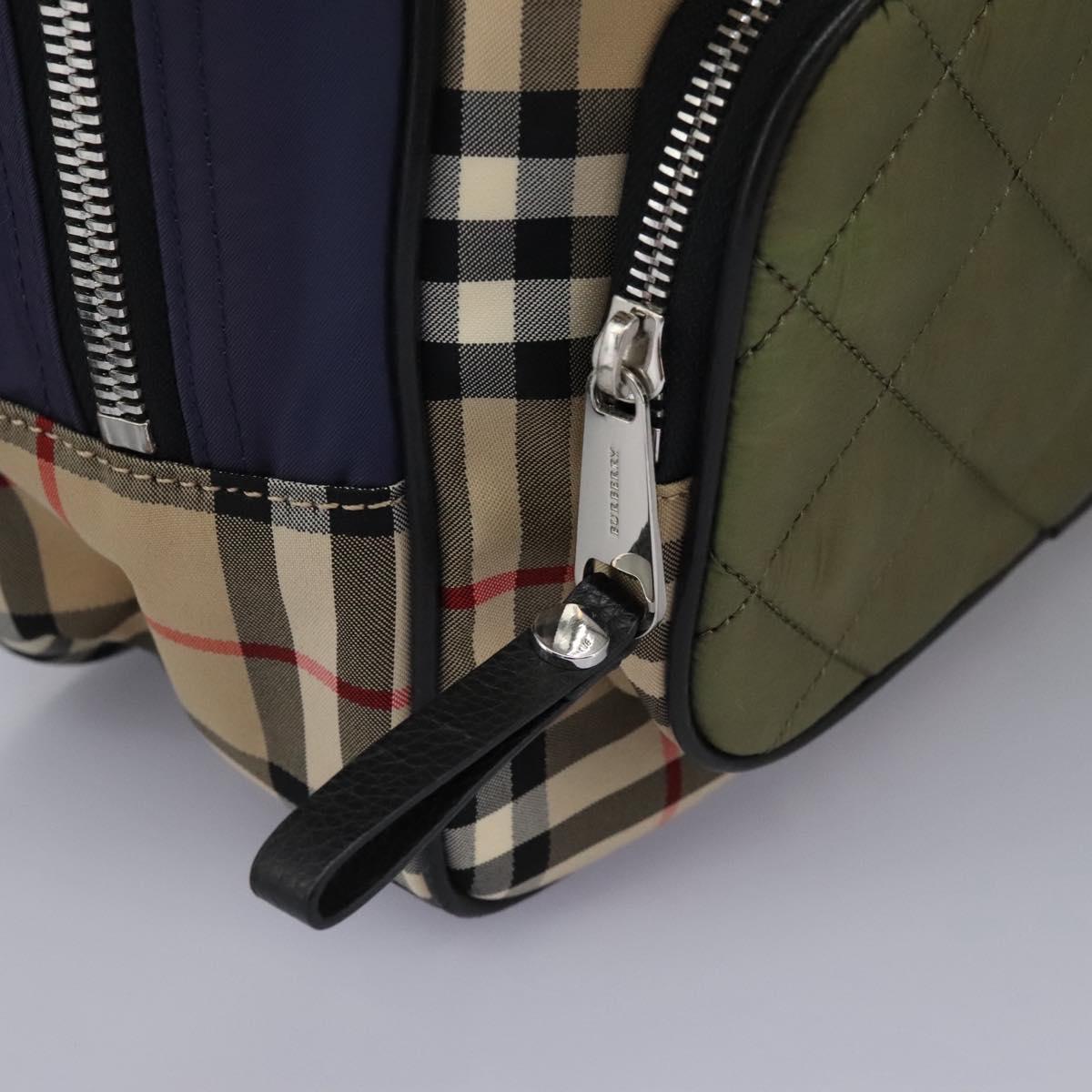 Burberry Nova Check Multicolour Synthetic Backpack Bag (Pre-Owned)