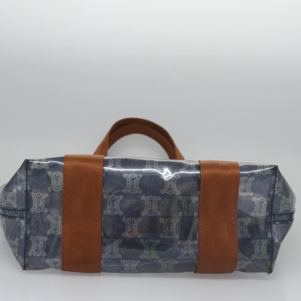 Céline Macadam Blue Canvas Shoulder Bag (Pre-Owned)