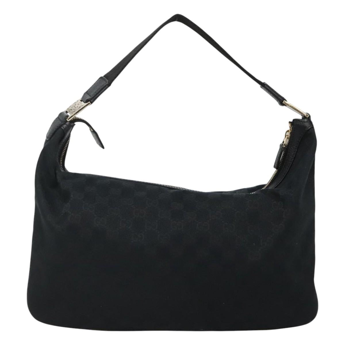 Gucci Gg Canvas Black Canvas Clutch Bag (Pre-Owned)