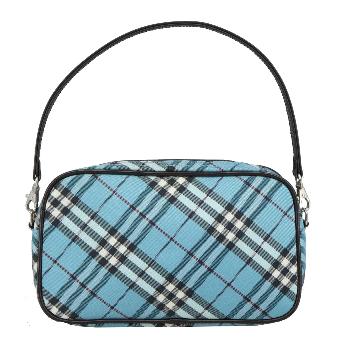 Burberry Blue Label Blue Canvas Clutch Bag (Pre-Owned)