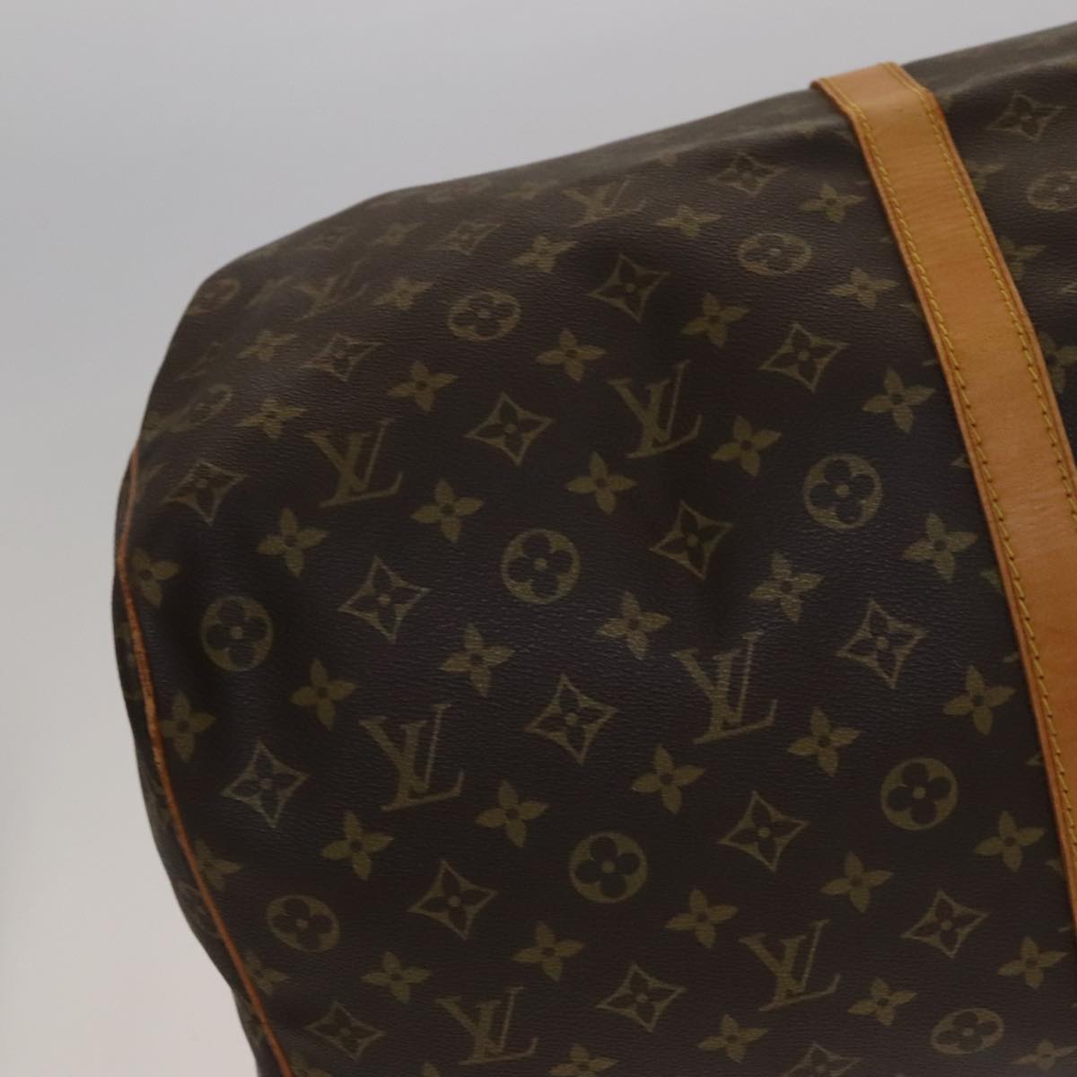 Louis Vuitton Keepall 60 Brown Canvas Travel Bag (Pre-Owned)