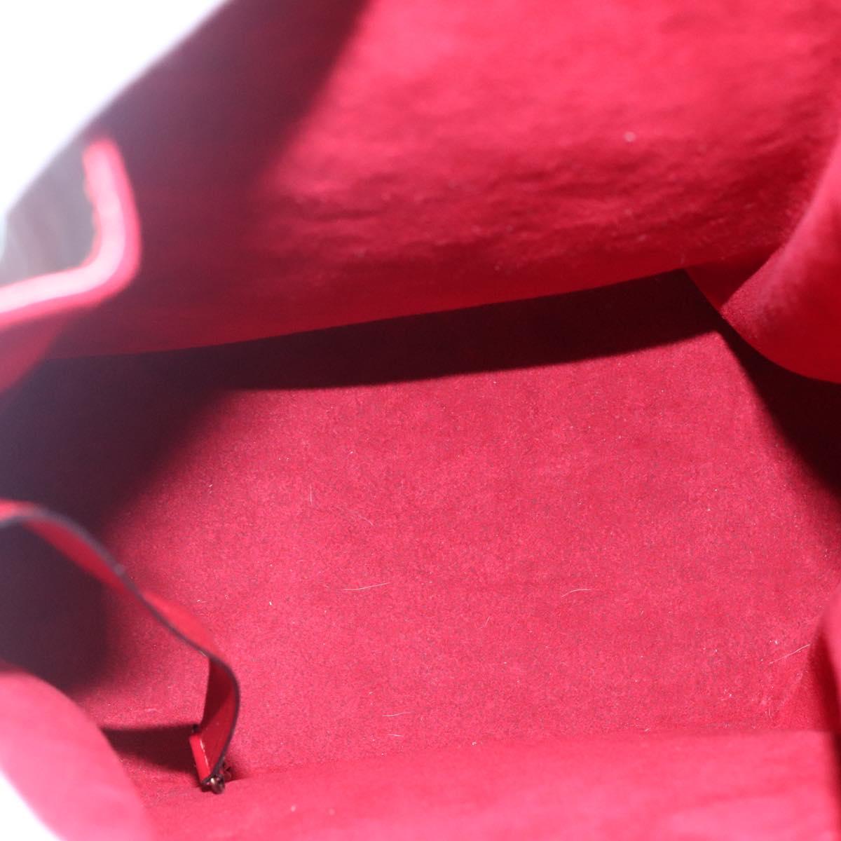 Louis Vuitton Sac D'épaule Red Leather Shoulder Bag (Pre-Owned)