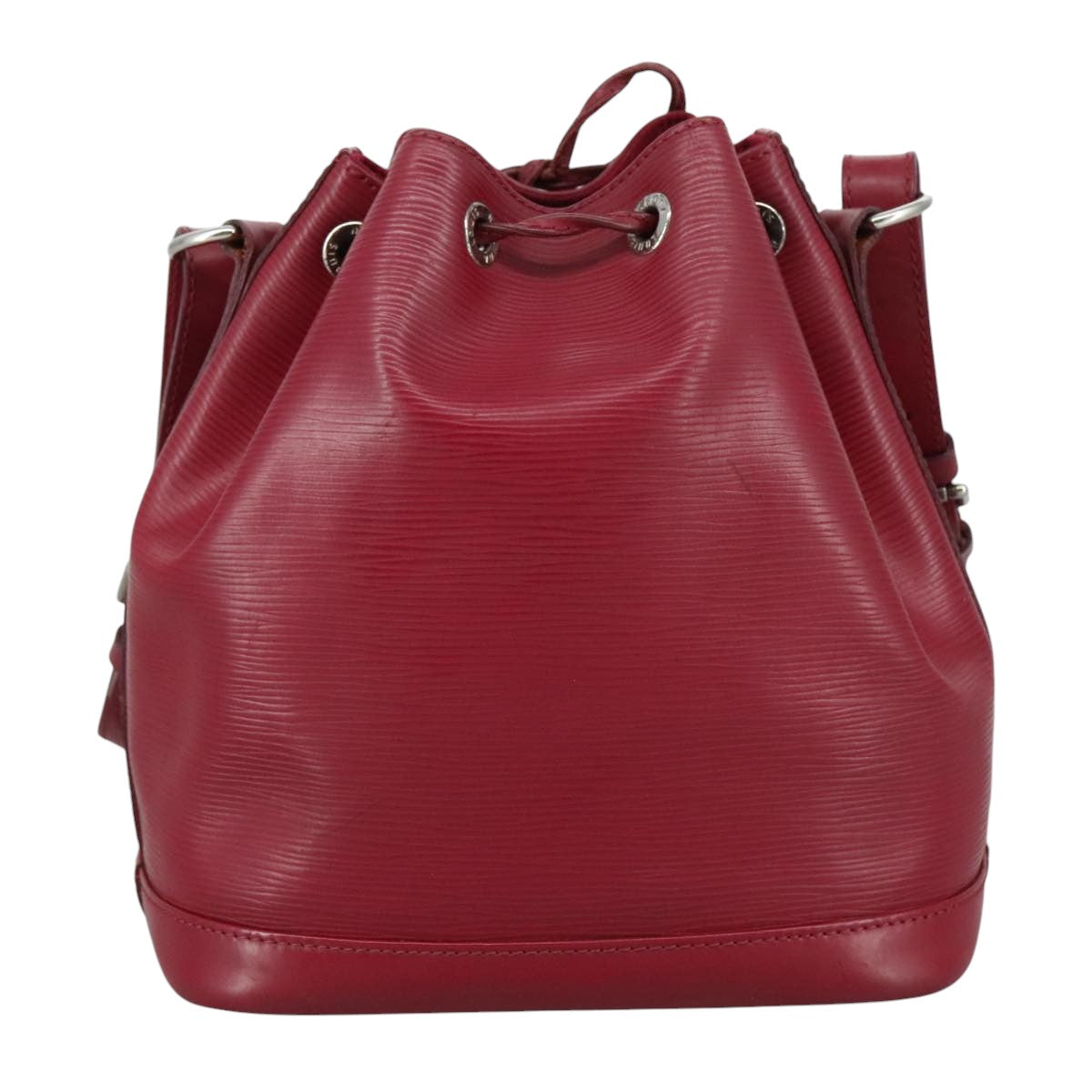 Louis Vuitton Noé Bb Burgundy Leather Shoulder Bag (Pre-Owned)