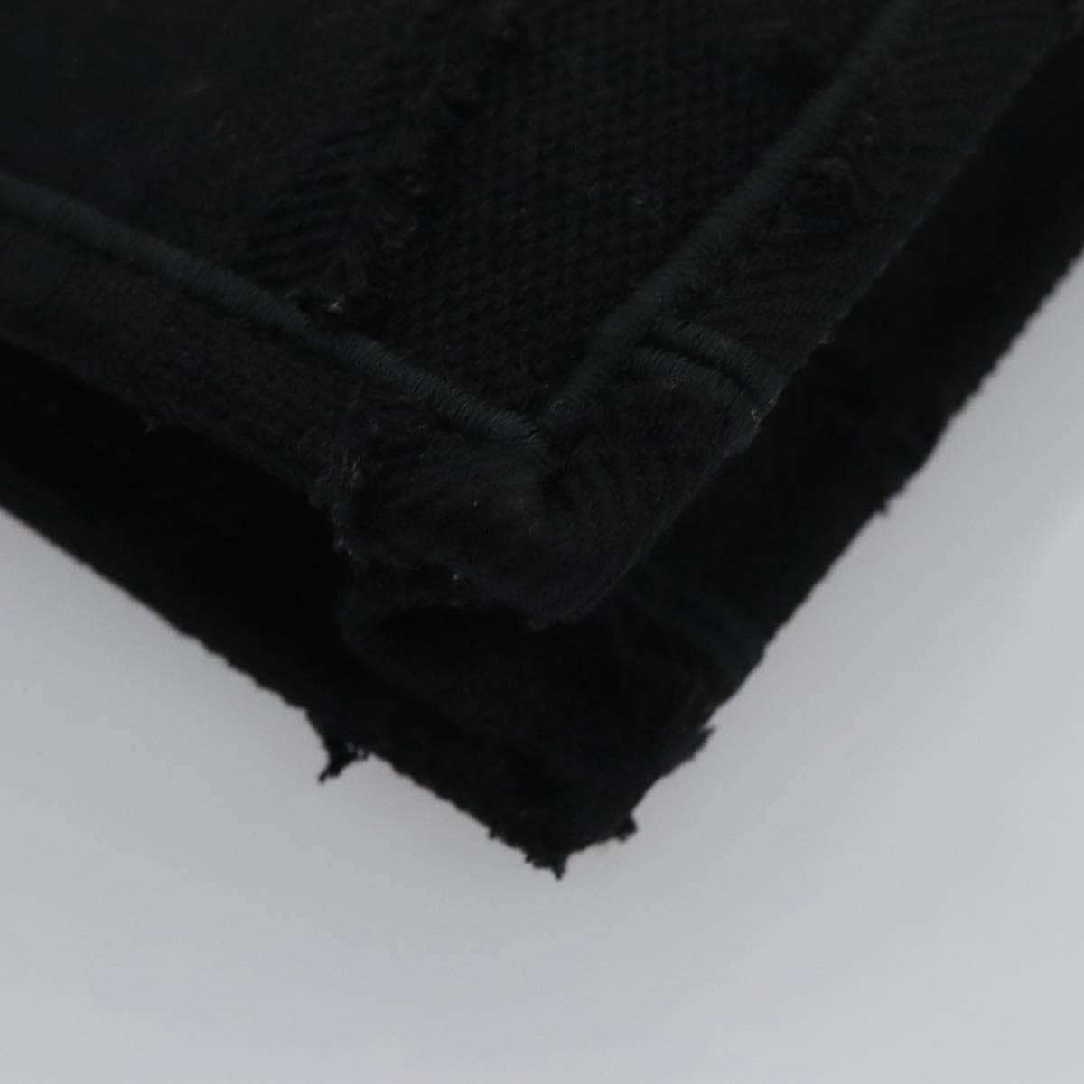 Dior Book Tote Black Canvas Tote Bag (Pre-Owned)