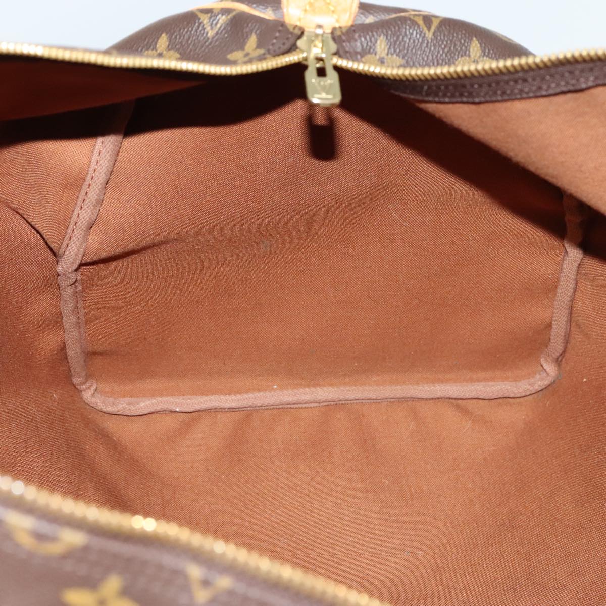 Louis Vuitton Keepall 55 Brown Canvas Travel Bag (Pre-Owned)
