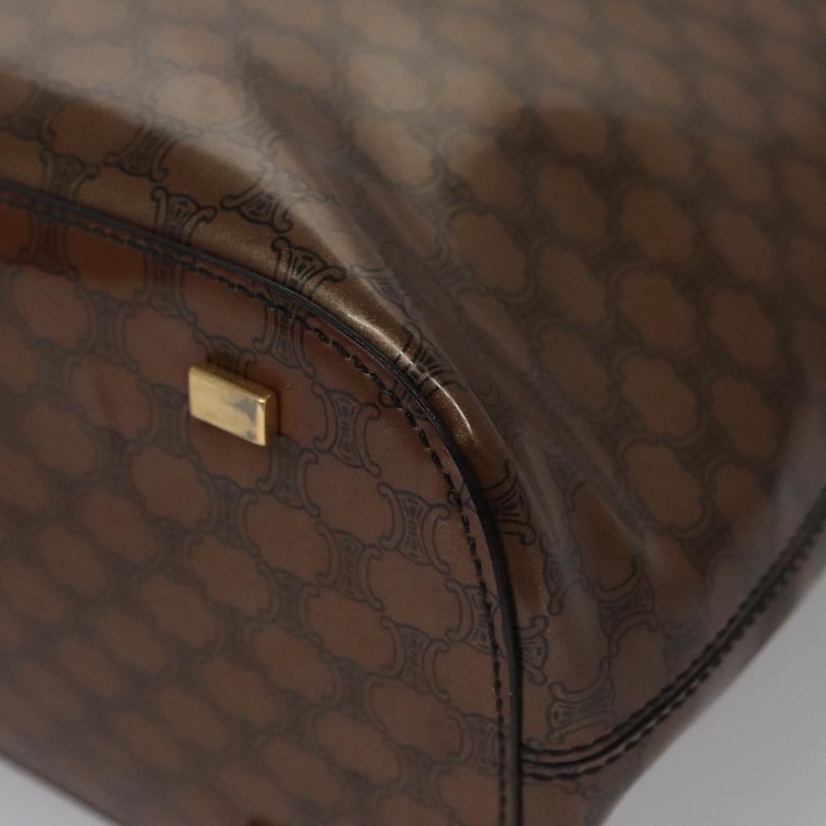 Céline Macadam Brown Canvas Handbag (Pre-Owned)