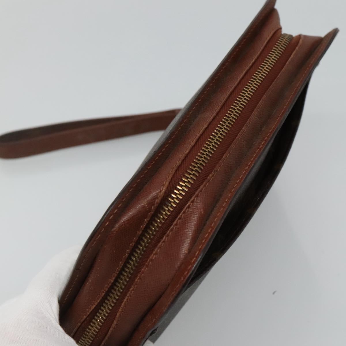 Louis Vuitton Orsay Brown Canvas Clutch Bag (Pre-Owned)