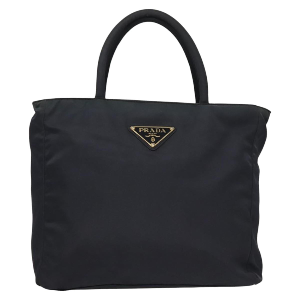 Prada Tessuto Navy Synthetic Tote Bag (Pre-Owned)